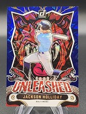 Jackson Holliday Unleashed /49 2024 Panini Donruss Blue Xplosion #5
