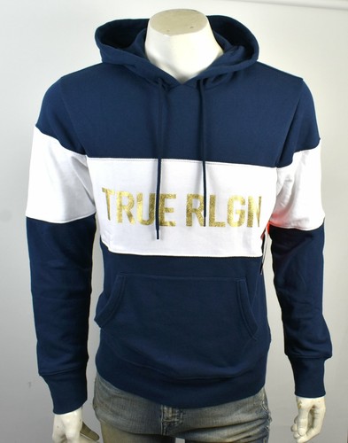 TRUE RELIGION Men's Navy/White Logo 