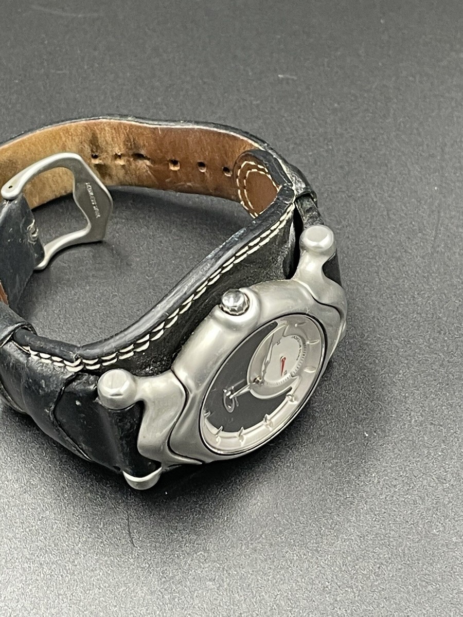 Oakley Jury Honed Gunmetal w/ Leather Band | eBay Oakley Jury Honed Gunmetal w/ Leather Band | eBay