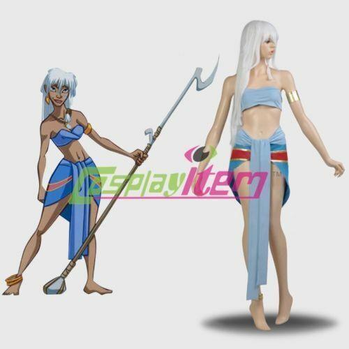 Costume cosplay Atlantide l'impero perduto principessa Kida vestito donna adulto - Foto 5 di 10