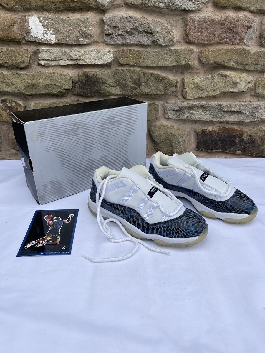 2001 Nike Air Jordan 11 Low Navy Snakeskin