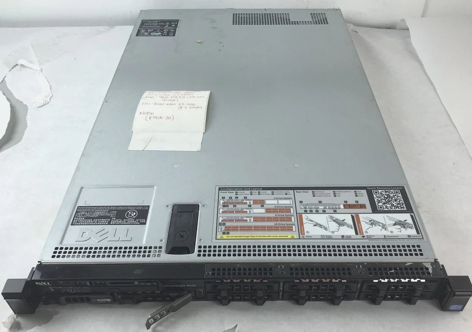 Dell PowerEdge R620 48gb (6x8gb) ECC DDR3 RAM ST: 6H2BSV1 Intel E5-2640 2.5GHz - Image 2 of 4
