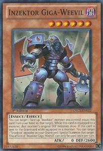 Inzektor Giga-Weevil - ORCS-EN022 - Common - Unlimited Edition x3 - Near Mint