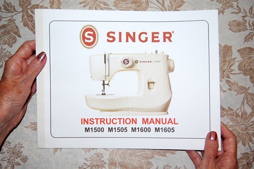 Large-Print Instruction Manual - Singer Sewing Machines M1500 M1505 ...