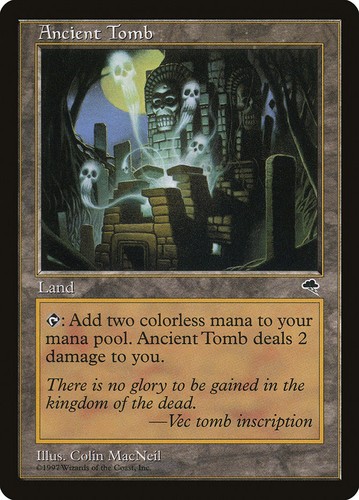 古えの墳墓　英語版　Foil　Ultimate Box Topper MTG English Ancient Tomb NM Foil Ultimate Box Toppers | eBay
