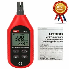 UNI-T UT333 Thermometer Digital Mini Temperature Humidity Hygrometer Meter New