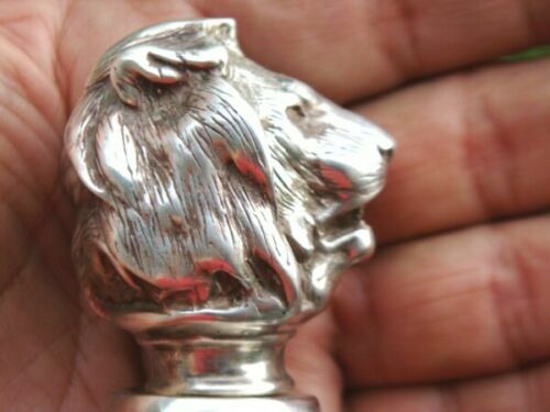 ANTIQUE SOLID STERLING SILVER CANE WALKING STICK … - image 3