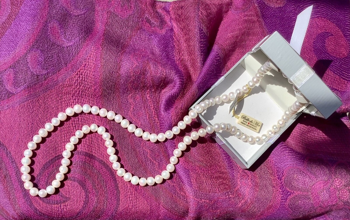 VERY STUNNING Bella De Mer (8-1/2mm) PEARL ENDLESS STRAND NECKLACE