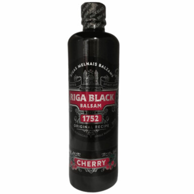 Riga Black Balsam Cherry 0,5 L Kräuterlikör aus lettland Rigas Melnais balzam