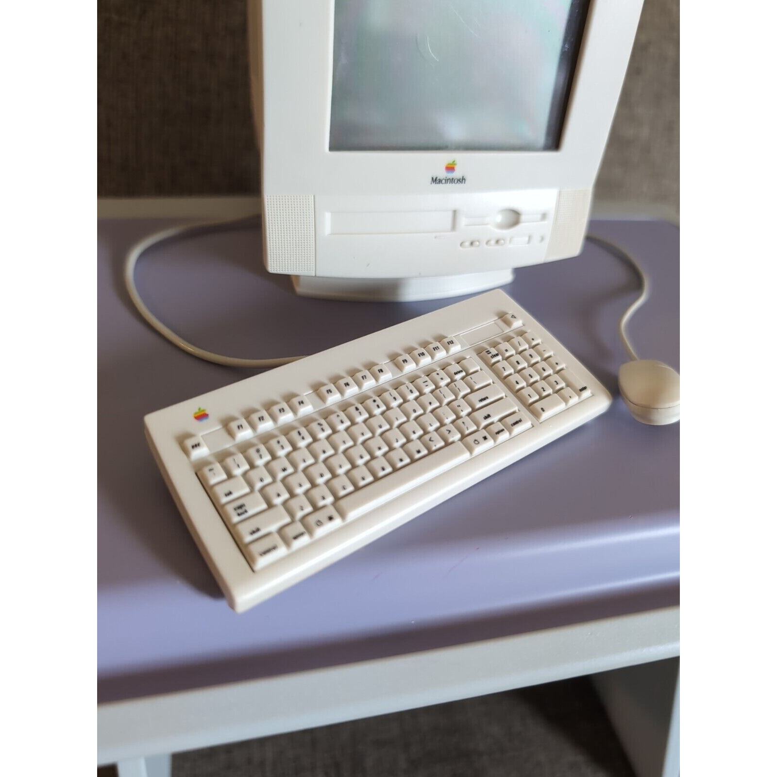 American Girl Doll Computer Macintosh Monitor, Keyboard, Mouse, Desk