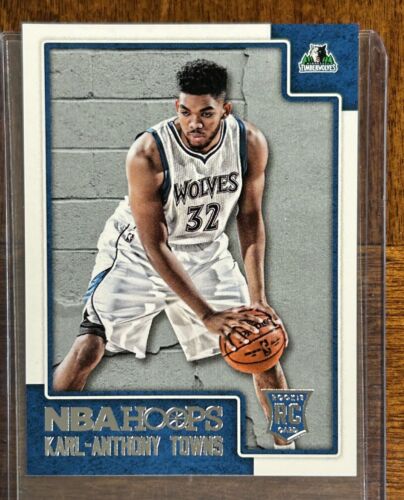 2015-16 Panini NBA Hoops #289 Karl-Anthony Towns RC Rookie Card Timberwolves 📈 - Picture 1 of 2