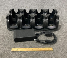 Lot of 2 ZEBRA CRD5501-4000ER 4-Port Charging Dock CRD5501-4000ER w/ Adapter