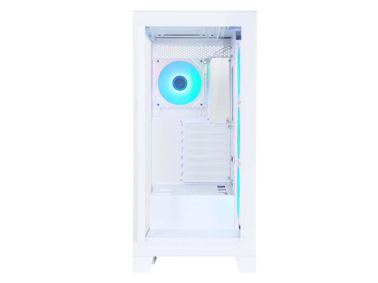 Sama Neview 2351 Белый Корпус для ПК с двумя разъемами USB 30 Type C из закаленного стекла ATX Mid Tower