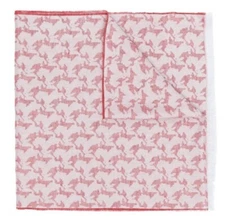 Ferrari Red Pixel Prancing Horse Full Sized Scarf Unisex $220 MSRP