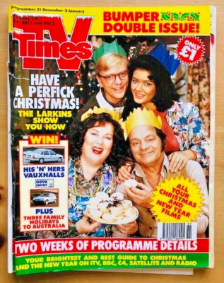 TV TIMES 21 DECEMBER 1991 -3 JANUARY 1992 VOL 143 NO 51/52 - P/B 