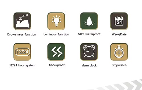 Sanda Men's Electronic Watch Waterproof Dual Display Calendar Luminious Watch - Picture 78 of 176