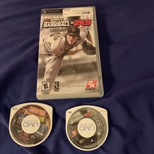 PSP UMD Game  Movie Lot Playstation 2k Baseball 2k9 MLB  Longest Yard Nice  