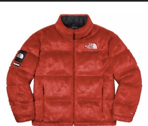 supreme north face fur jacket