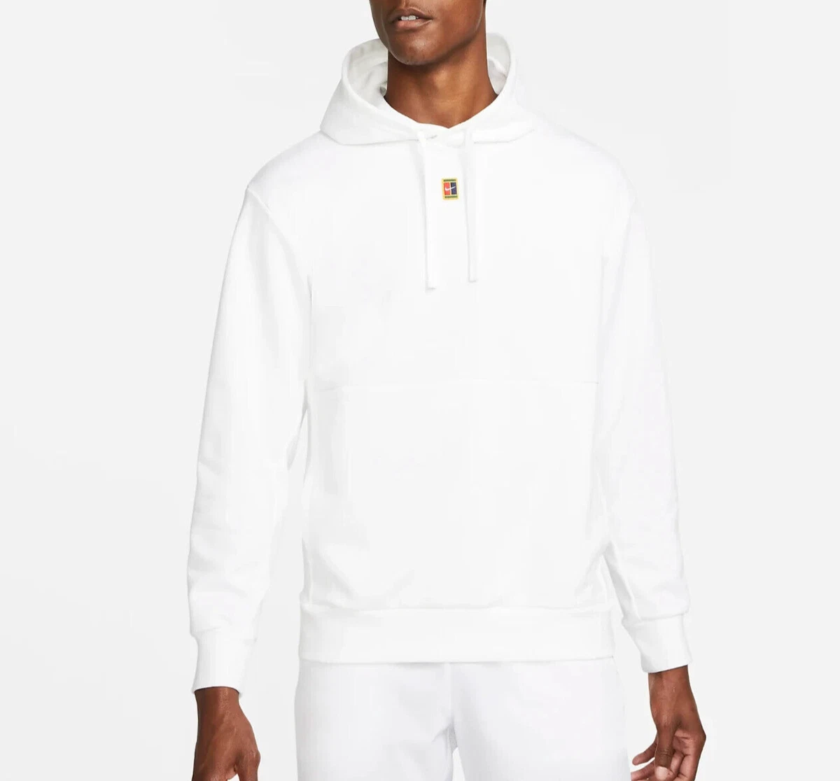 New Nike Court Men's Fleece Tennis Hoodie DA5711-100 Mens Sizes +