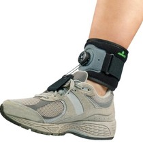 JOWECA drop foot brace reel-adjust Drop Foot Support.Fit Women/Man. 2 Gray-Black