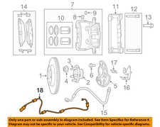 CHRYSLER OEM 11-17 300 Front Suspension Brake Components-Abs Sensor 4779641AF