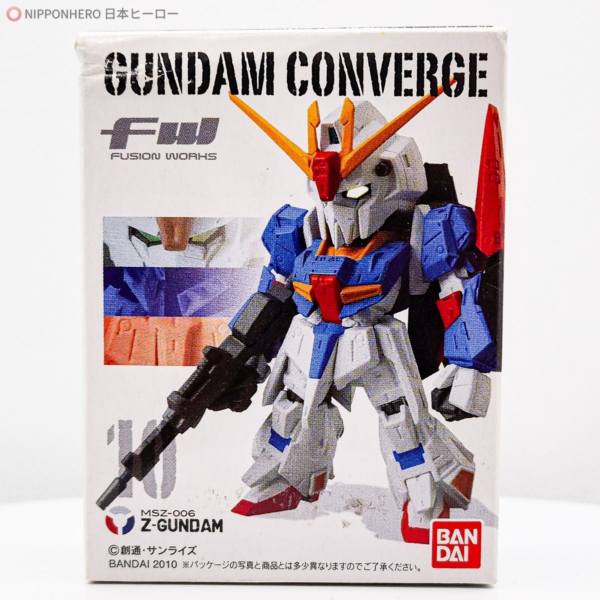 FW GUNDAM CONVERGE SPECIAL SELECTION 未開封 Gundam Converge ZETA Z ZZ Mobile Suit Figure #10 AEUG Bandai