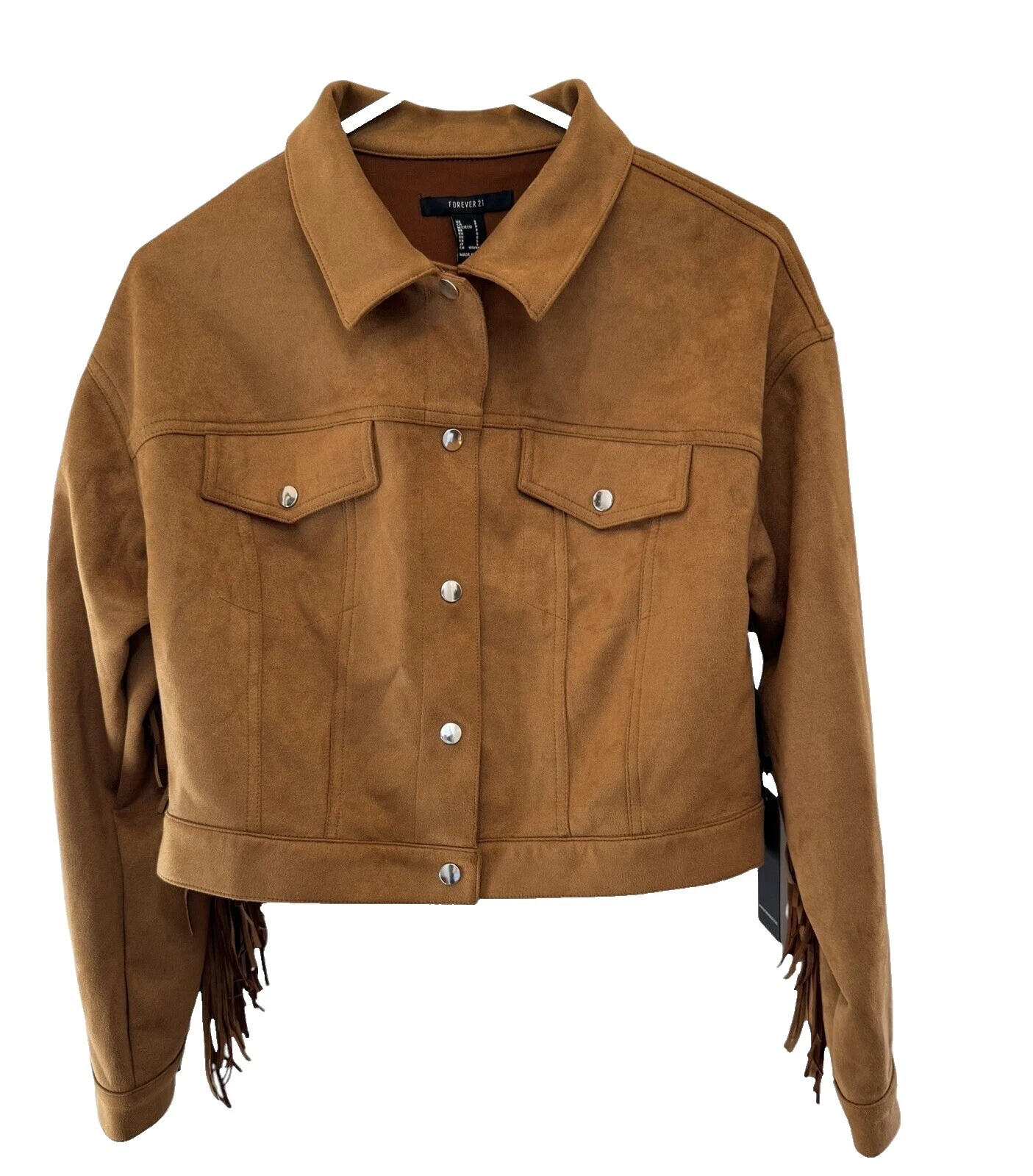 FOREVER 21 Brown Solid Coats, Jackets & Vests for Women