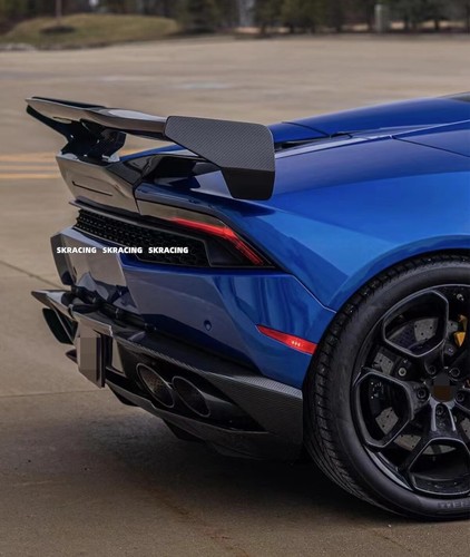 Carbon Fiber Rear Trunk Spoiler Lip Wing For Lamborghini Huracan LP610 LP580 EVO - Picture 6 of 24