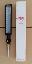 Winters T102A Industrial 9" Thermometer - 3.5" Stem - Aluminum Case - 0 to 120°F