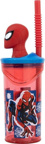 Spiderman Plastic Water Bottle For Kids 360 ML MARVEL - Picture 4 of 5