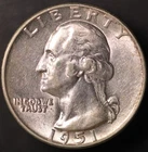1951 WASHINGTON QUARTER | FRESH FROM A COLLECTION | LOT BB-770