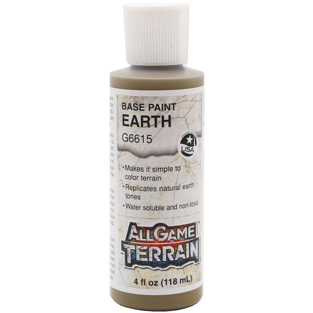 All Game Terrain Earth Wargaming Scenery Base Paint 118ml Dioramas Model Railway