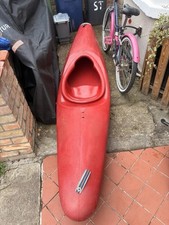 Red Sit-In Kayak with Cockpit, Single Seat One Person Kayak - Rotobat Pyranha