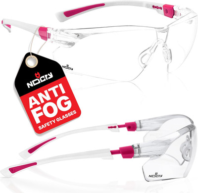 Clear Safety Glasses for Women with Adjustable Frames   anti Fog Safety Glasses 
