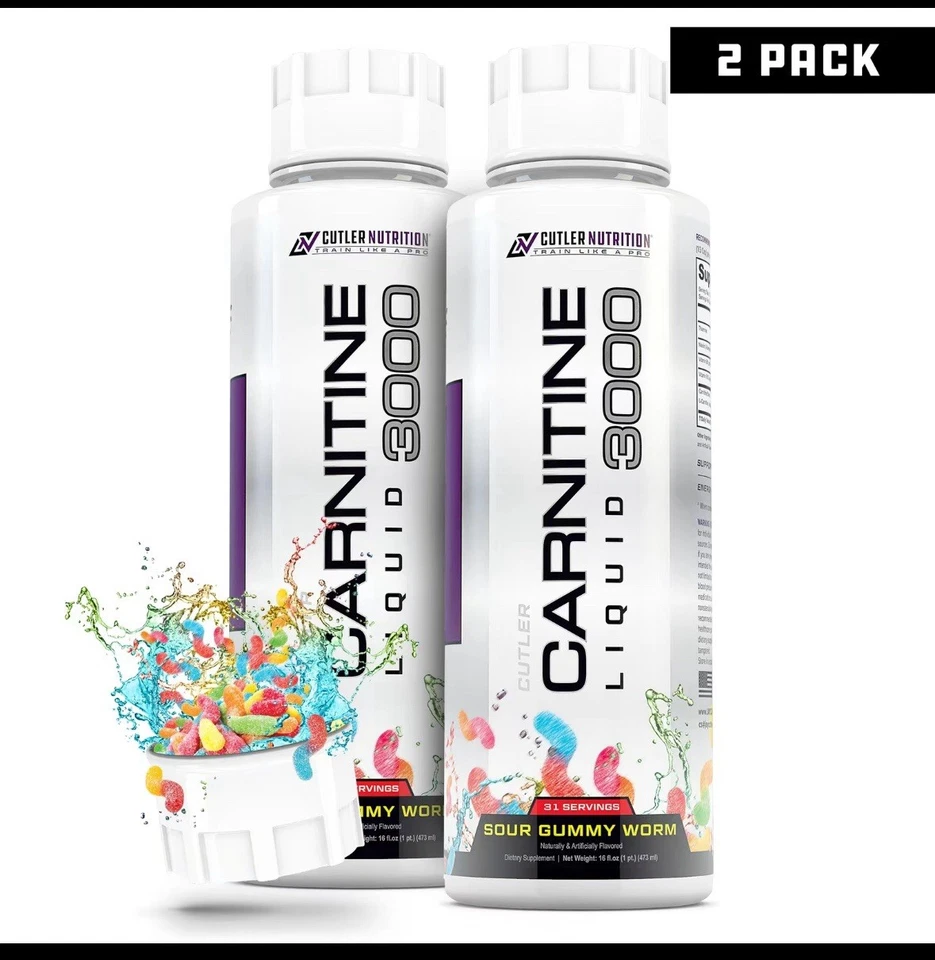 Cutler Nutrition Pack de 2 Suplementos Líquidos Carnitina 3000 para Recuperación de Energía Foto 2 de 4