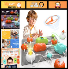 STEM Electronics Kit for Kids - 420 Projects 35 Circuit Parts, Hands-On Learn