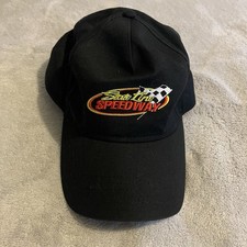 Racing Hat Men One Size Black Otto Adjustable Trucker Baseball Cap Lightweight