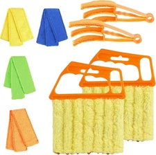 4Pcs Window Venetian Blind Cleaner Duster Tool,Blind Duster for Cleaning