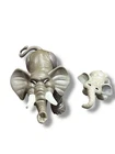 Vintage 1995 Fisher-Price elephant family toy figurines