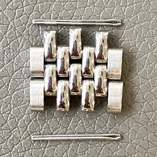 1/2 Inch SILVER Steel Link For Beads Of Rice Bracelet Band Extension / Lengthen