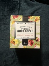 Beekman 1802 Pure Goat Milk Whipped Body Cream Apricot  Honey Tea 8.0 OZ New