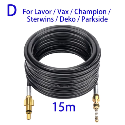 #ad #ad 15M High Pressure Washer Pipeline Sewage Dredging Jet Hose Sewer Drain Jetting K $57.99