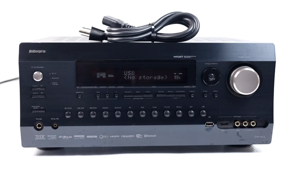 Integra DTR 50.5 THX Select2 Plus 4K AV Surround Sound Receiver u122 - Image 3 of 4