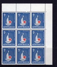 AUSTRALIA PREDECIMAL 1965 RED CROSS BLOCK  VERY FINE MNH,,,,..,.,.