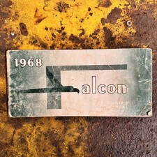 1968 Ford Falcon Owners Manual Ford Falcon Owner Manual Ford Falcon Book