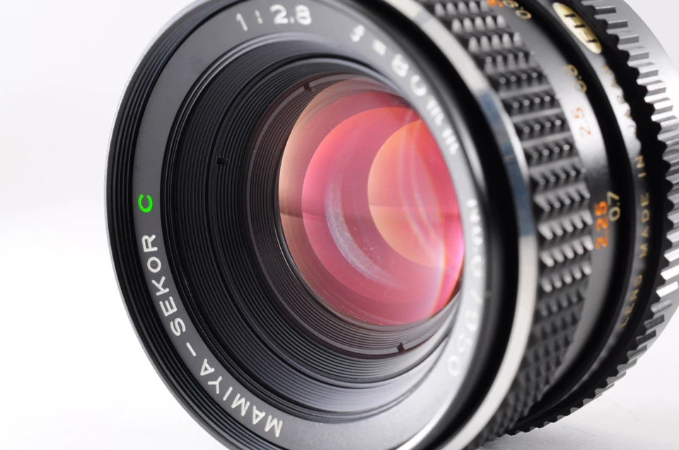 **NEAR MINT-** Mamiya M645 Eye Level Finder + Sekor C 80mm f/2.8 + Cap FromJapan - Image 3 of 4