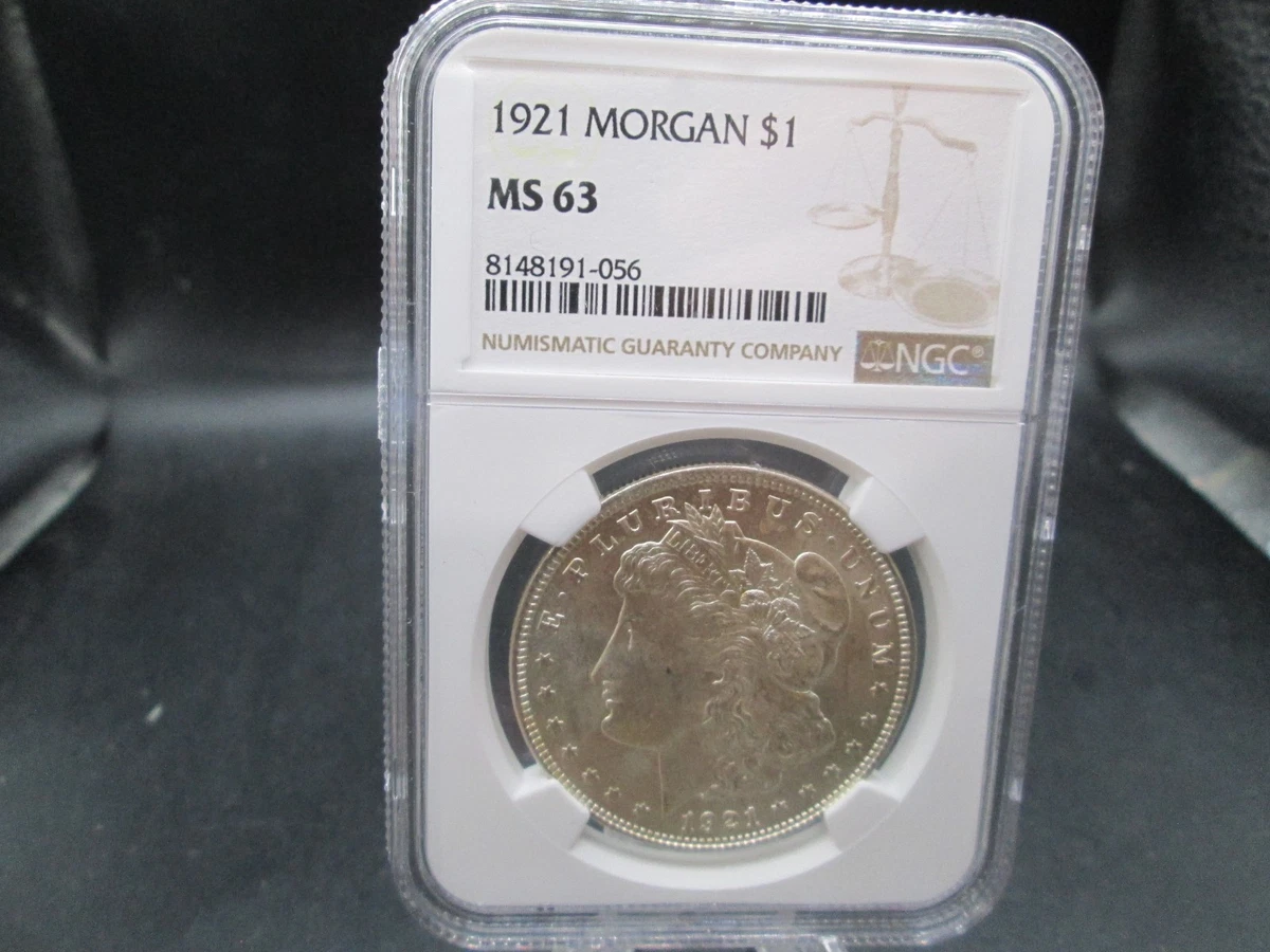 MS 63 Graded 1921 Year Morgan US Dollars (1878-1921) for sale | eBay