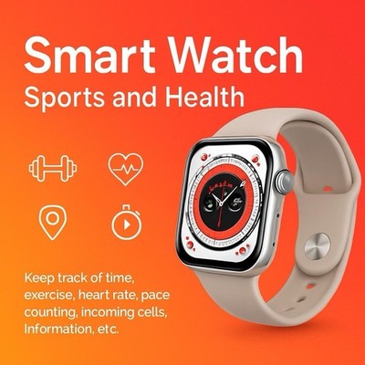 Smart Watch Fitness& Health Tracker iPhone & Android
