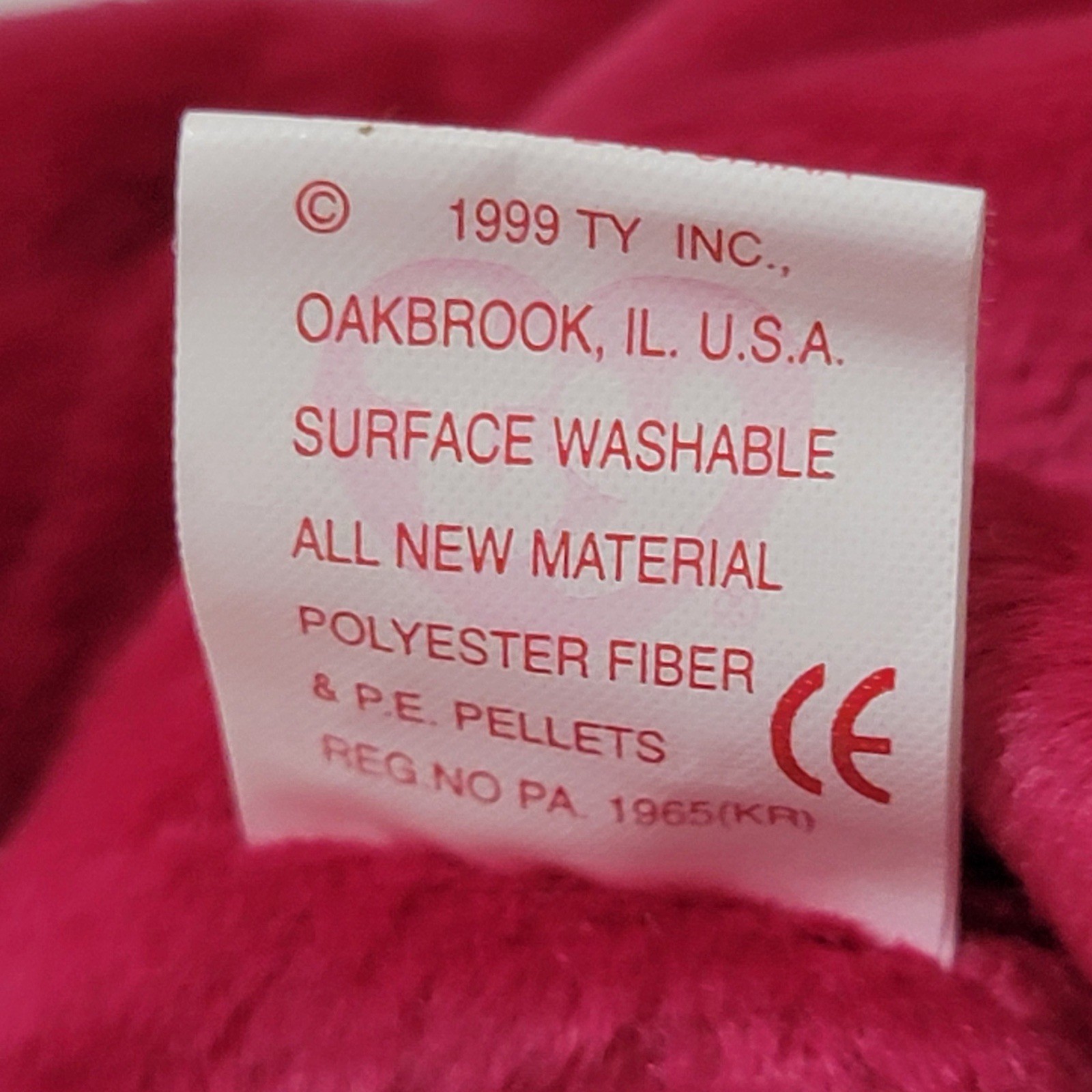 TY BEANIE BABY COMBO VALENTINO & VALENTINA Retired RARE Tag Errors See Details thumbnail 5