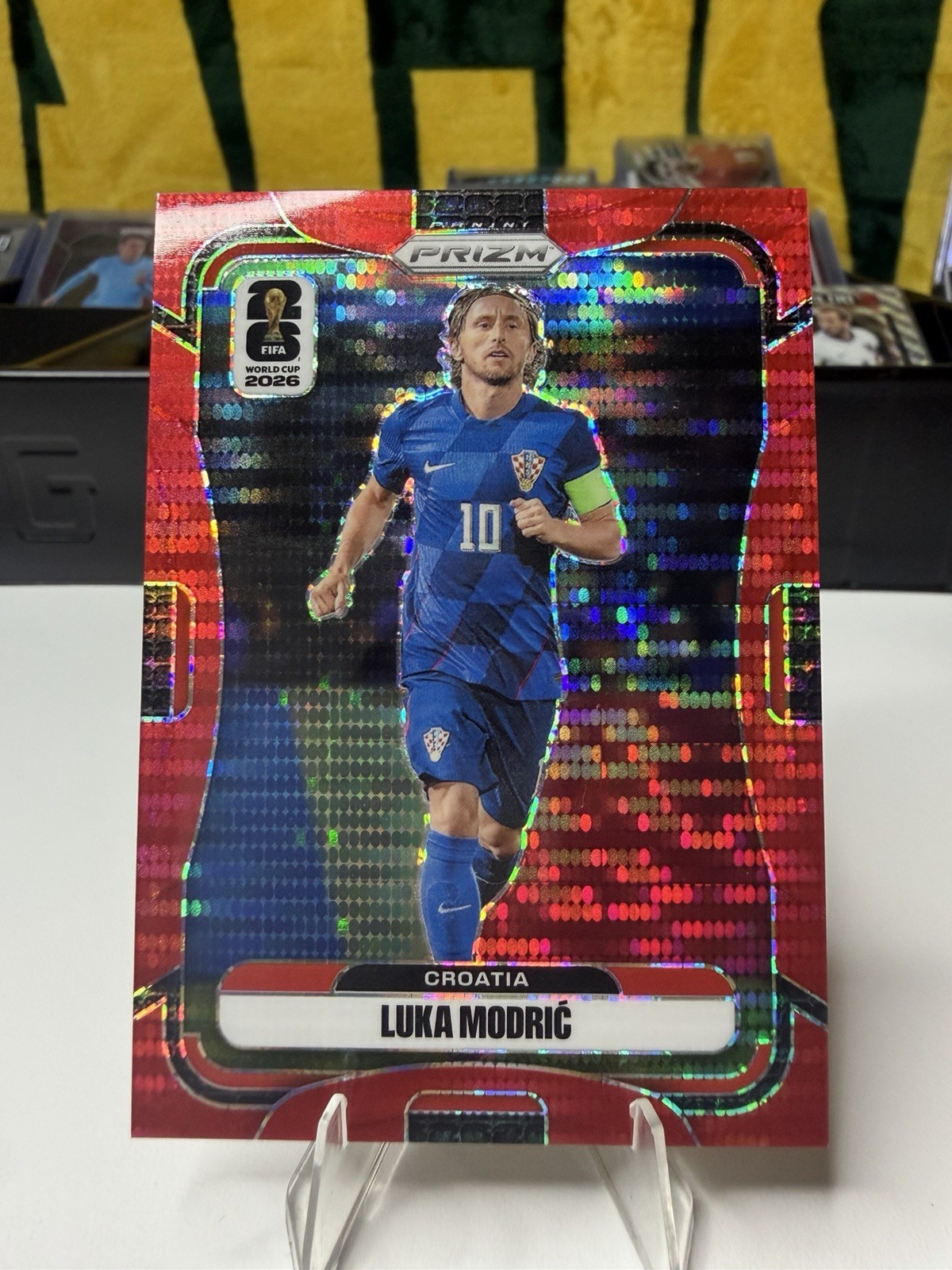 2026 Prizm FIFA World Cup Soccer Red Preferred #200 Luka Modric /75